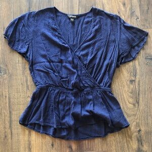 Navy Blue Express Top